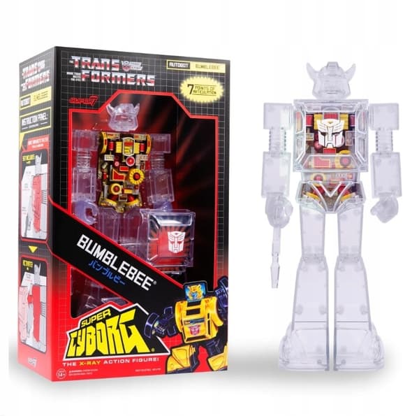 Super7 Transformers Bumblebee Clear Collectors’ Figurine, 28cm