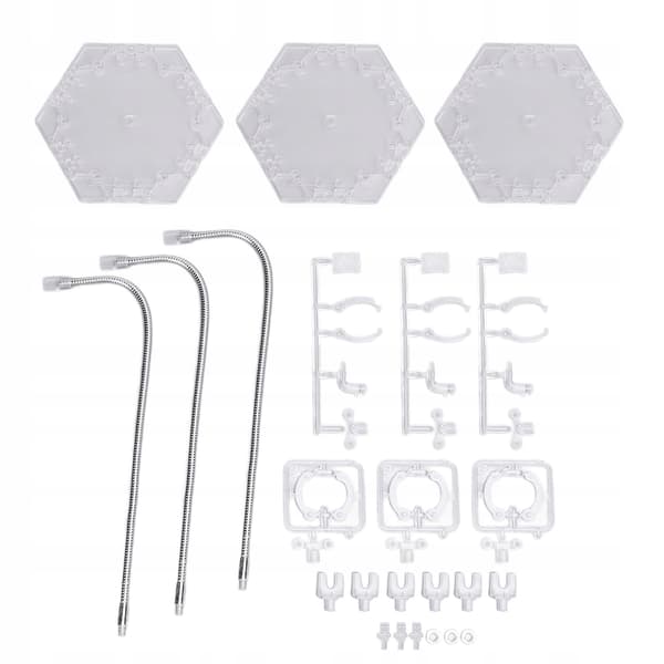 3-pack ABS figurine stand – Foldable stainless steel doll 59