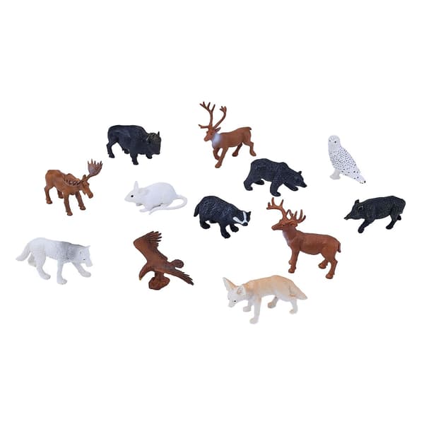 Mojo Mini World: Forest Animals, 12-piece set