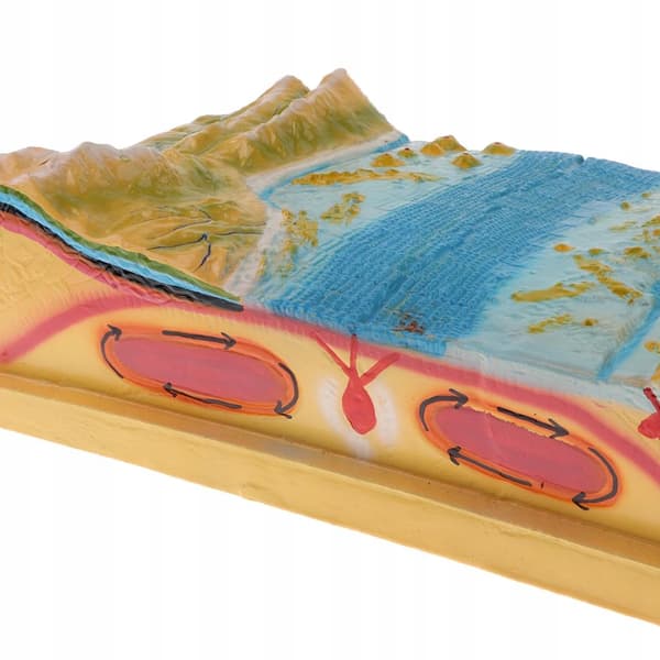 Scientific Terrain Plate Tectonics Model Kit | Vibrant colours for easy identification
