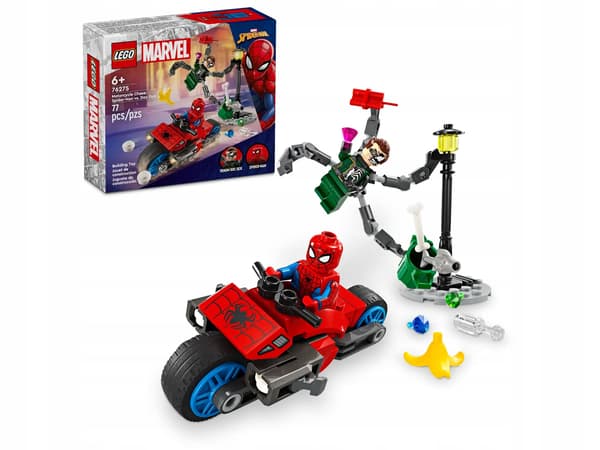 LEGO Marvel 76275 Spider-Man vs Doc Moto Chase (77 pieces)