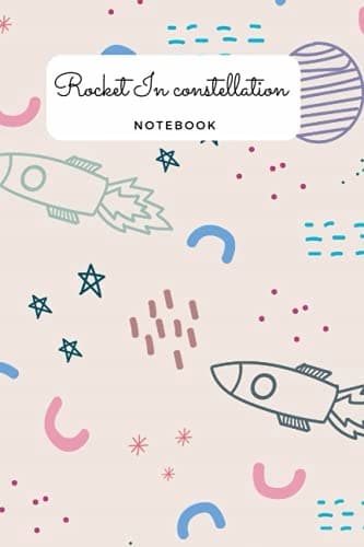 Rocket in Constellation Notebook
