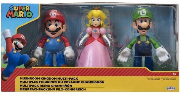 Jakks Nintendo Super Mario Mushroom Kingdom Multi-Pack – 3 figures