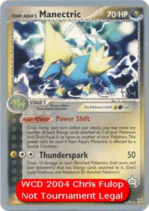Pokemon Team Aqua's Manectric
