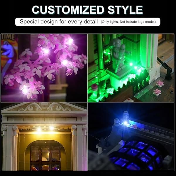 Cooldac LED lighting set, compatible with the Lego 10326 Museum set
