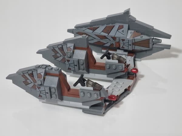 LEGO 7957 Star Wars SITH NIGHTSPEEDER 7957 – set components