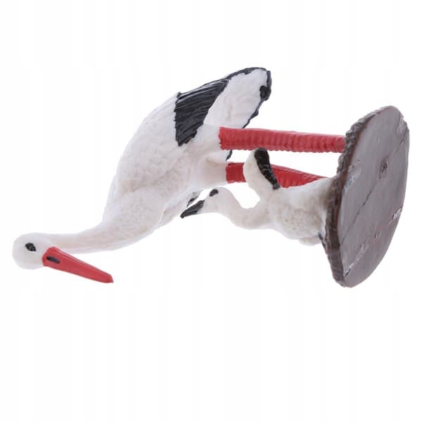 Jungle Wildlife White Crane Animal Model