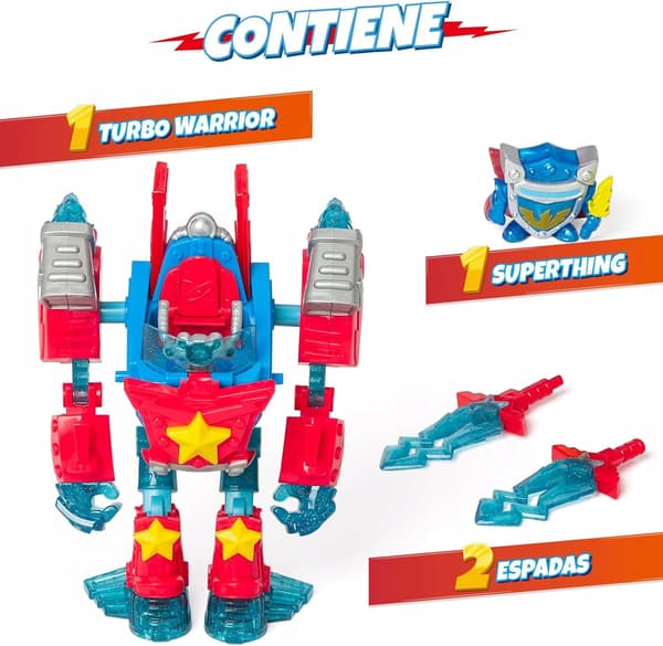 SuperThings Turbo Warrior Power Transforming Robot Toy