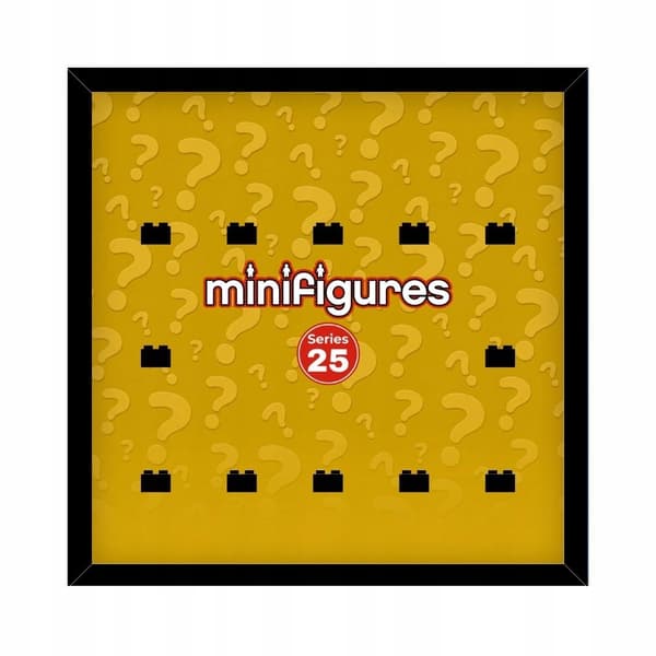 Personalised LEGO Minifigure Display Frame 71045, Series 25