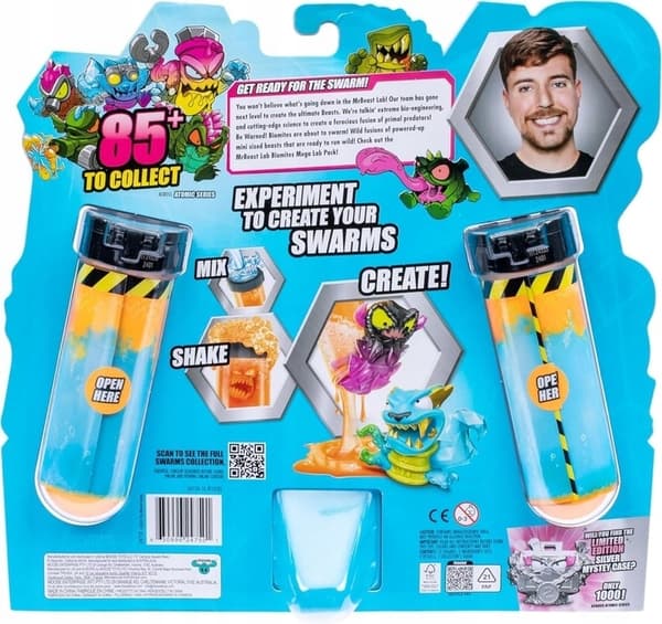 Mr. Beast Mega Lab Swarms 12-Pack Figurine Set – MrBeast Laboratory