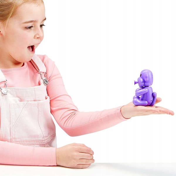 SQUEAKEE MINIS . Monkey Interactive toy