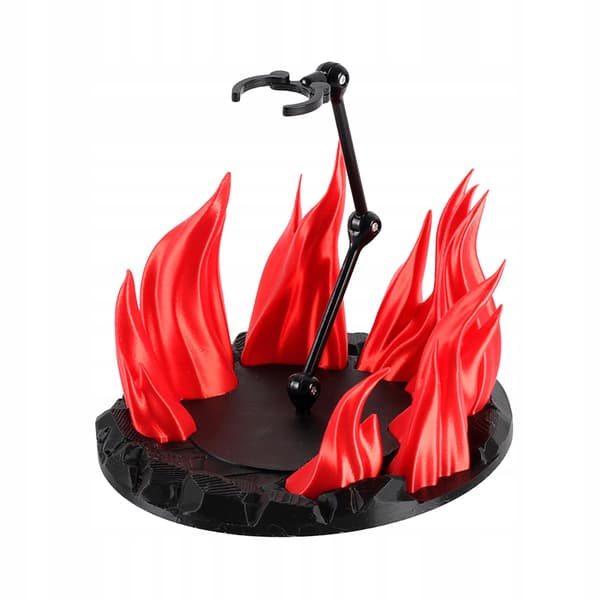 Action figure display stand Support stand model Display holder base Red doll display stand