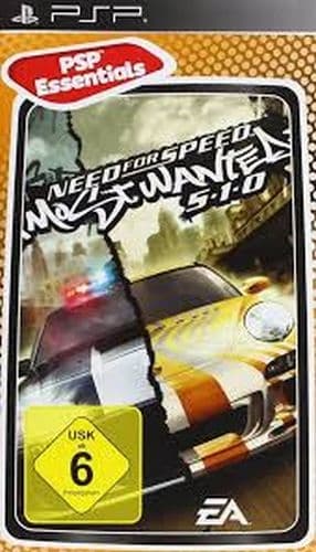 NEED FOR SPEED MOST WANTED 5-1-0 PSP