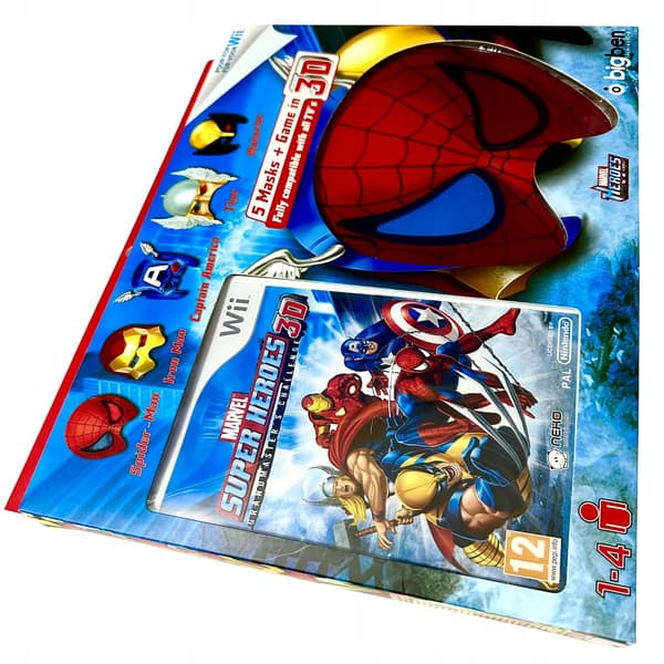 Marvel Super Heroes 3D: Grandmaster’s Challenge | NINTENDO Wii | + 3D MASKS