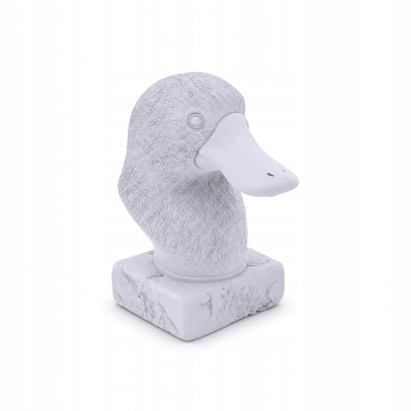 DECORATIVE FIGURINE: A BILLED BIRD BUST ON A BASE – MANY COLOURS