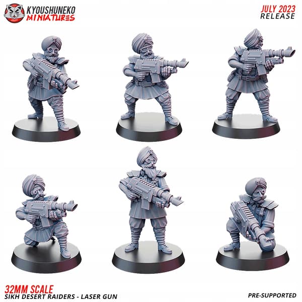 Laser Gun Sikh Desert Raider