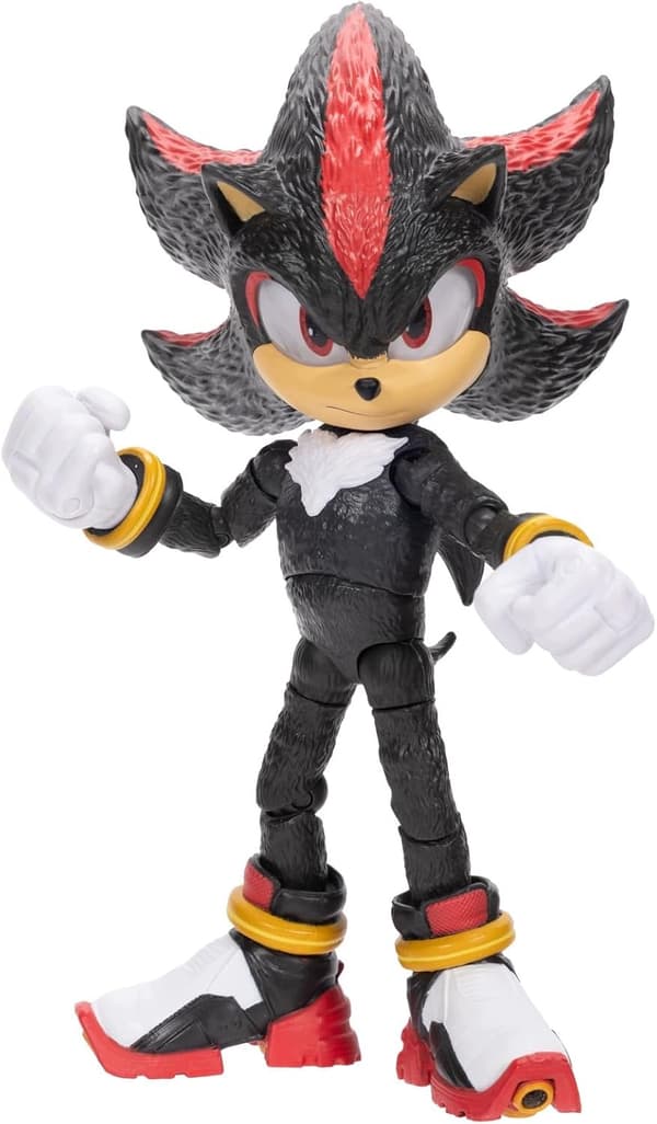 Sonic Movie 3 Shadow action figure, 12.7 cm, posable