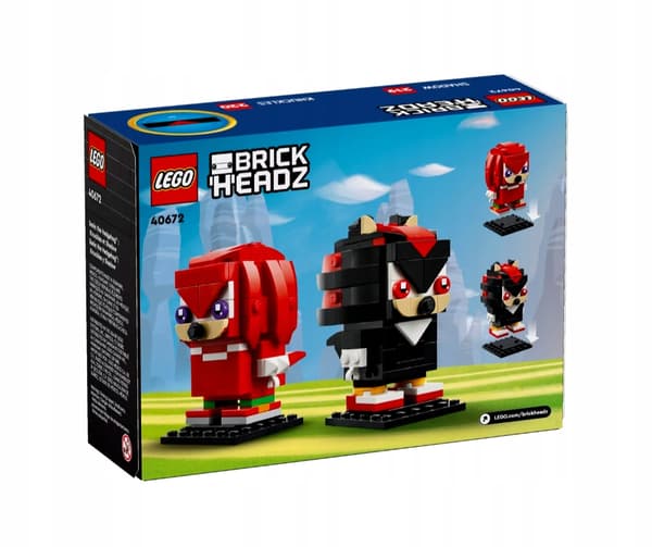 LEGO BrickHeadz 40672 – Sonic the Hedgehog: Knuckles and Shadow