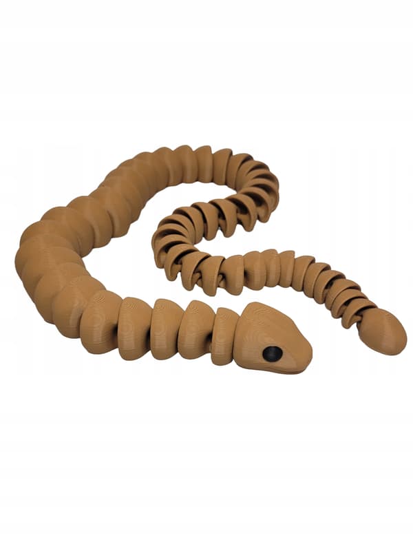 Movable snake figurine – zoo, farm, pet – 32 cm