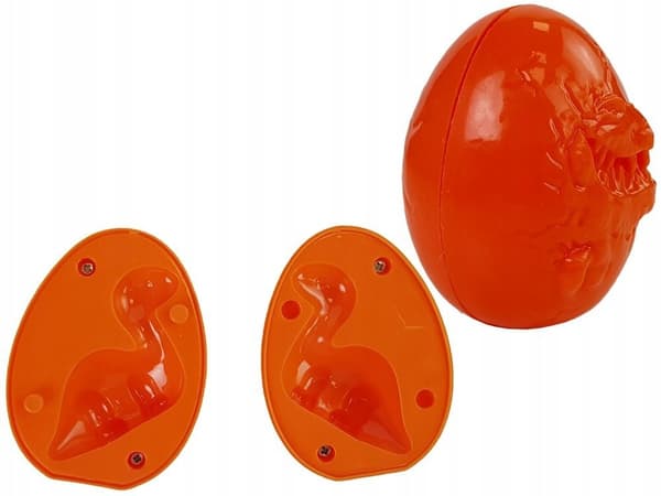 Ciastolina Dinosaur Eggs Table Set with Volcano Mould and Glowing Lava – 4 Colours