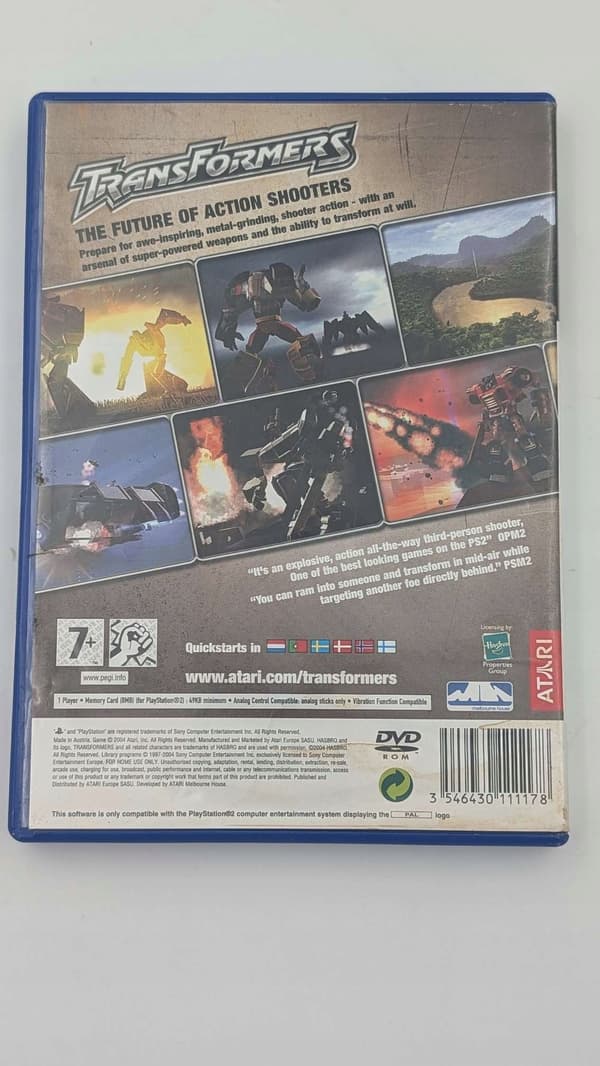PS2 Transformers / ACTION / STORY-DRIVEN