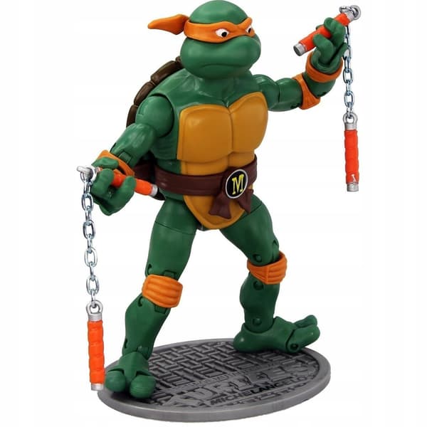 Playmates NINJA TURTLES Michelangelo Collectable Figure 34 Movable Joints