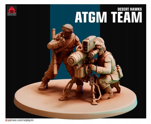 ATGM TEAM V2 x2 Red Pilgrim Miniatures