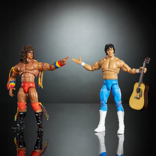 MATTEL WWE Ultimate Honky Tonk Man & Ultimate Warrior Figures