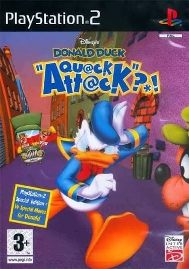 Donald Duck Quack Attack – PlayStation 2 (PS2) boxed game