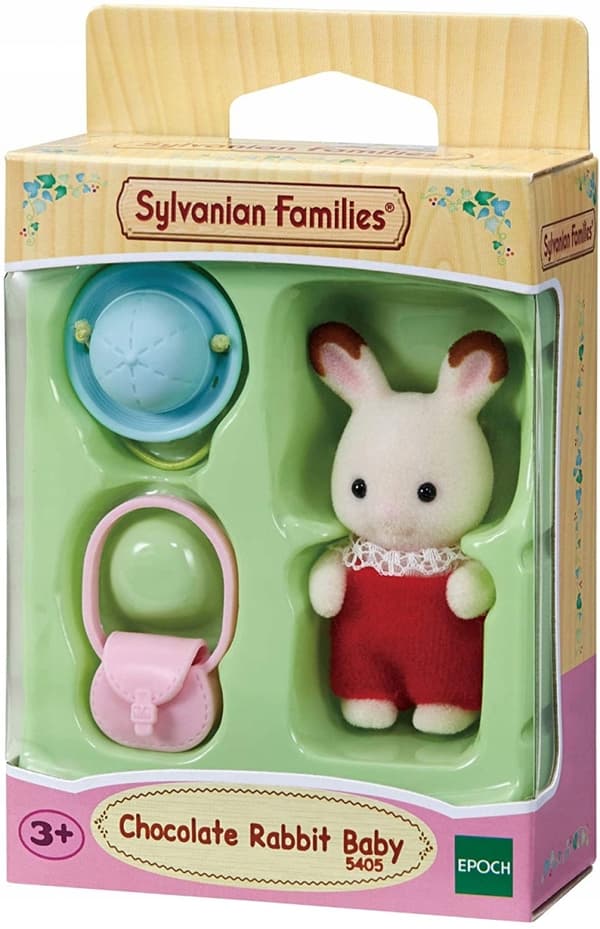 THE RABBIT BABY WITH CHOCOLATE EARS