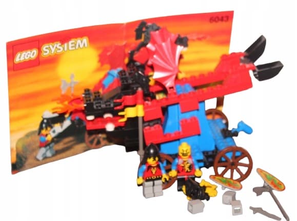 LEGO CASTLE 6043 INSTRUCTION MANUAL: Dragon Defender SET