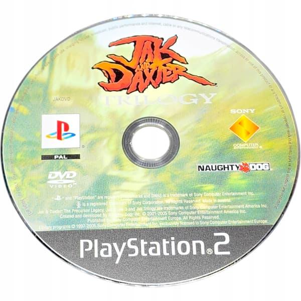 Jak and Daxter Trilogy for PS2 (disc only)