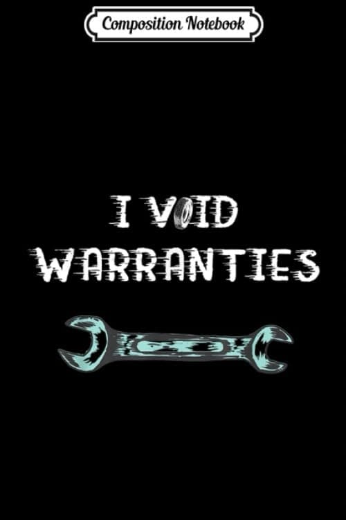 Composition Notebook: I Void Warranties Street Racing – Import Tuner Gift –