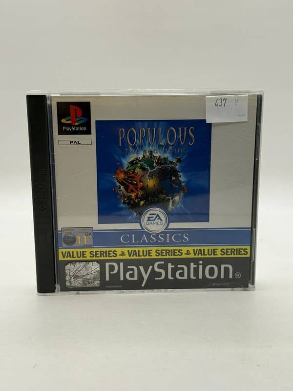Populous: The Beginning 3XA PSX PS1 PlayStation (PSX) boxed