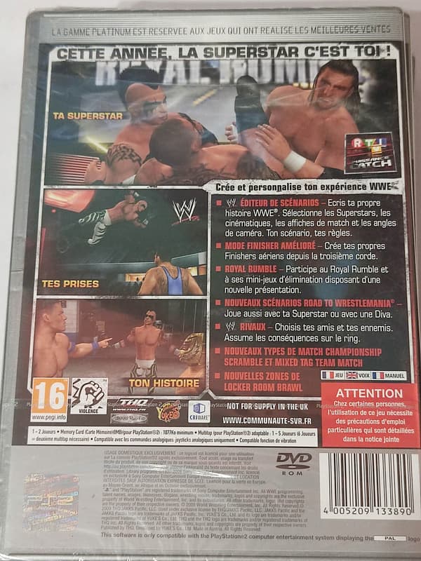 PS2 SMACKDOWN VS RAW 2010 – NEW, SEALED PLAYSTATION GAME