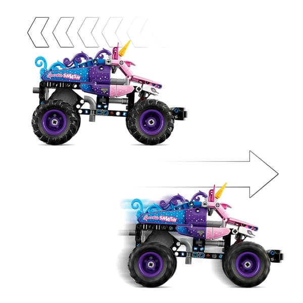 LEGO Technic Monster Jam Sparkle Smash with pull-back drive 42220