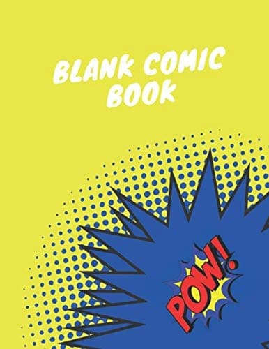 Blank comic book: Draw your own comics | 8.5 × 11 inches | 120 pages