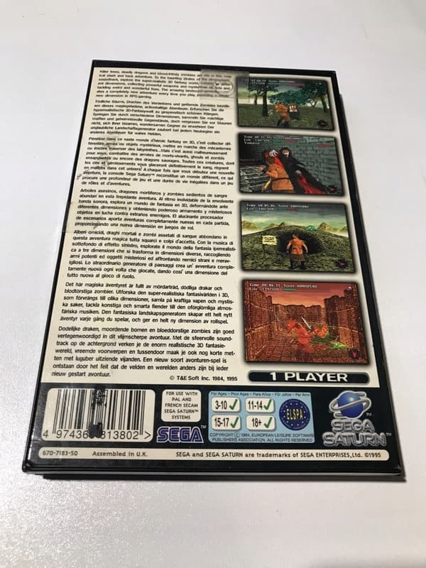VIRTUAL HYDLIDE FOR SEGA SATURN