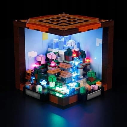 LED lighting for the LEGO 21265 Craft Table Lights Set by YEABRICKS