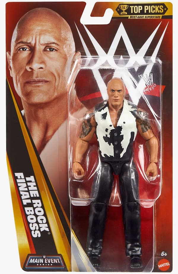 MATTEL WWE Main Event Top Picks The Rock Final Boss Figure