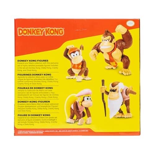 SUPER MARIO – DONKEY KONG 2.5, 4-PACK (431174) (FIGURINE)