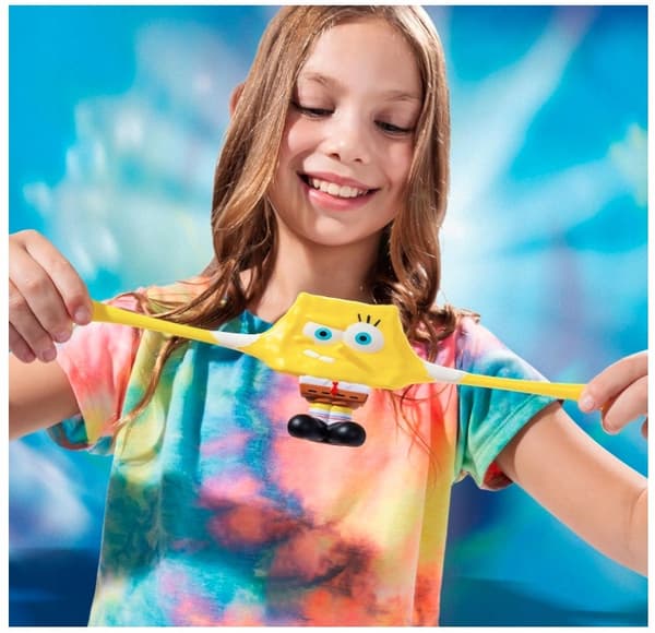 SONGEBOB STRETCH ARMSTRONG STRETCHABLE FIGURINE AND SOFT SQUISHY TOY