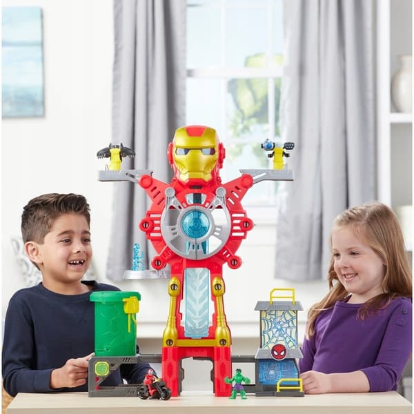 Avengers: Iron Man’s Headquarters 64.1 cm!!! Set with action figures!!