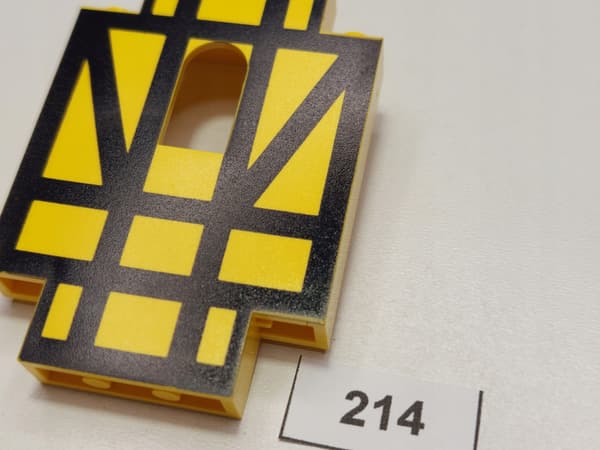 LEGO Panel 4444p03, yellow, 6074, 6086