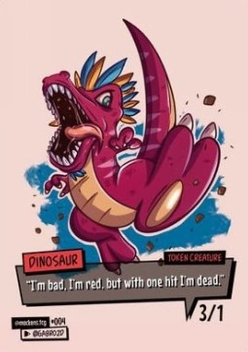Magic: The Gathering Dinosaur Token