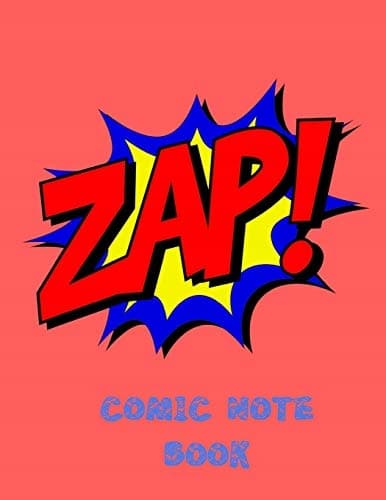 Comic Note Book: Blank Comic Book: 8.5 x 11, 120 pages, comic panels, for dra