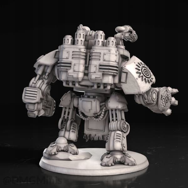 Guardians of the Path Engine Mech – proxy model for board games/D&D/GURPS
