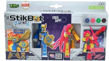 StikBot STIK BOT action figures, set of 2, LEGENDZ S1531