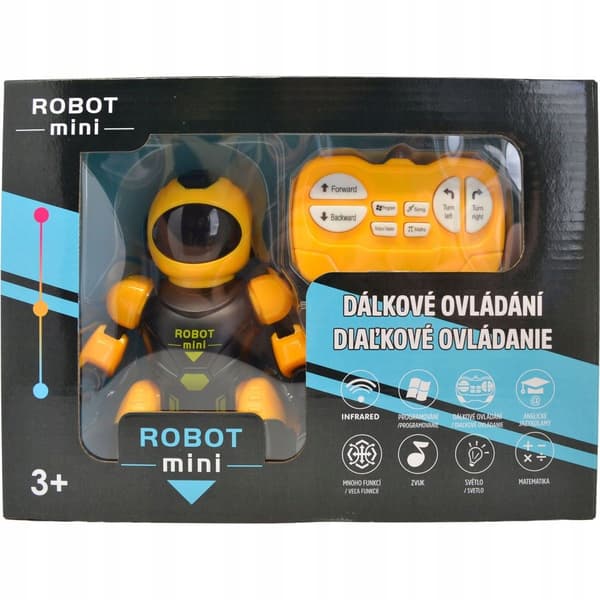 Sparkys Mini IR robot – yellow
