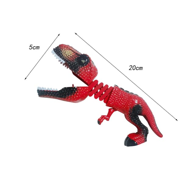 Dinosaur Animal Figures – New – Parent & Child – Interactive Hand-Held Grabber – Red